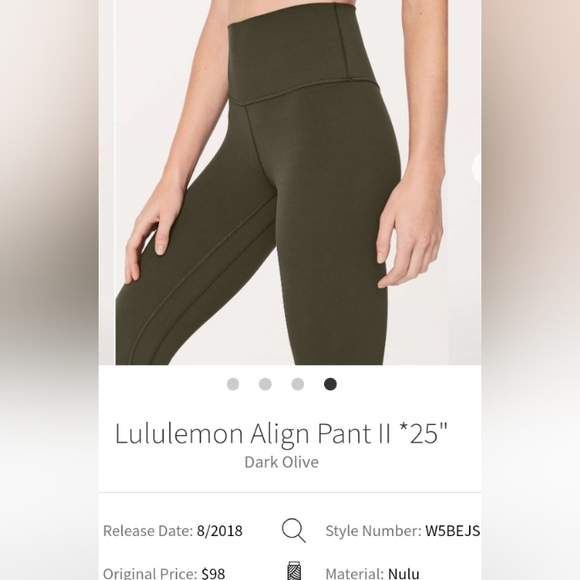 🍋 LULULEMON 🍋 Align 25"  Size 8 - Picture 8 of 12